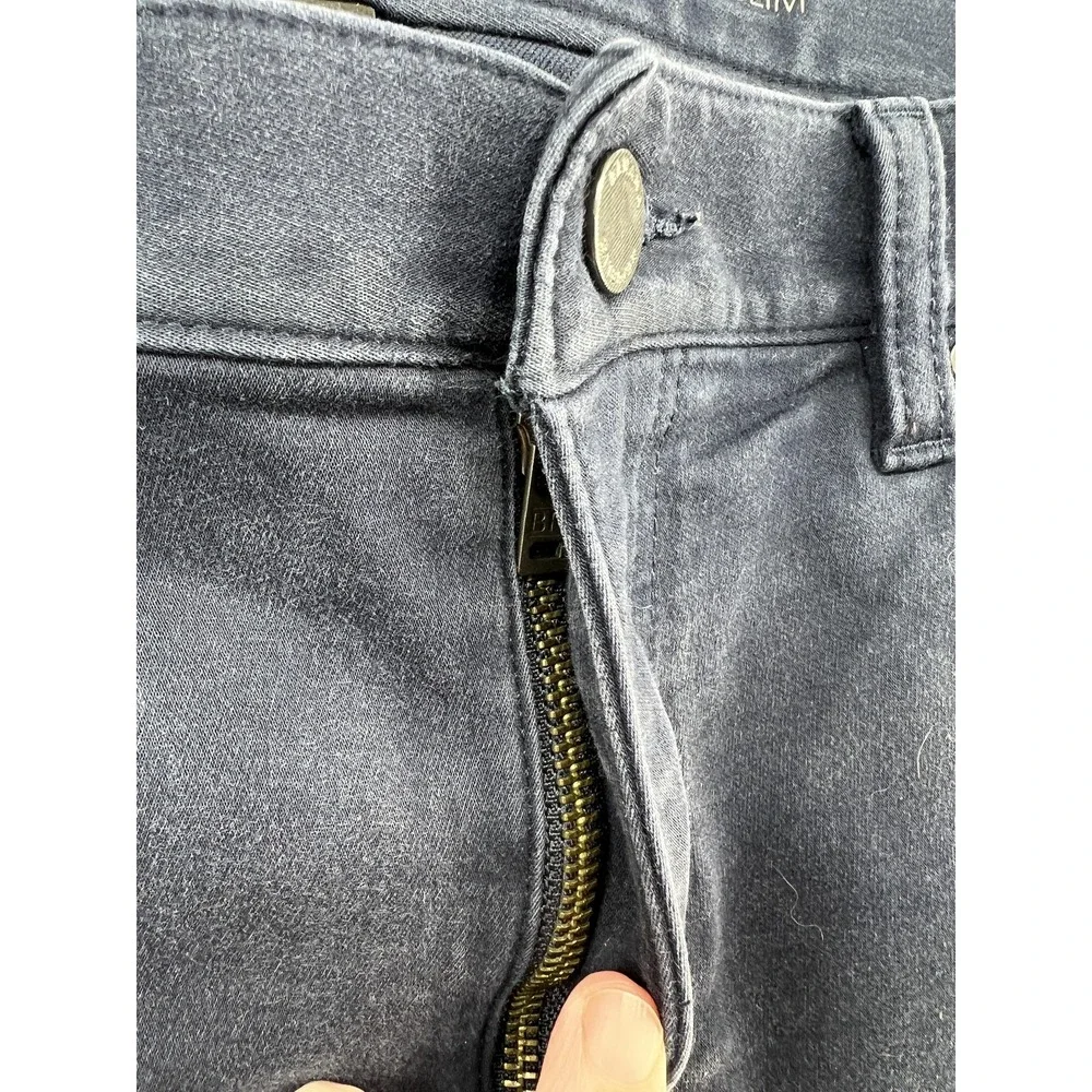 Banana Republic Pants Mens 36x30 The Traveler Slim Navy Blue Cotton Stretch